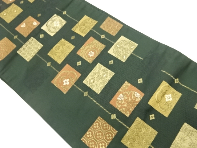 JAPANESE NAGOYA OBI / WOVEN CLASSICAL PATTERN